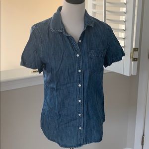 J crew denim top